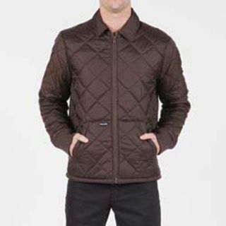 Risked Mens Jacket Dark Brown In Sizes X Large, Large, Medium, Small, Xx