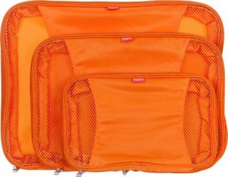 Womens baggallini CMP805 Compression Packing Cubes Set of 3   Orange Toiletry B