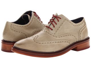 Cole Haan Colton Winter Wing Oxford Mens Lace Up Wing Tip Shoes (Beige)