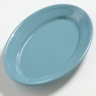 Carlisle Dayton Oval Platter   9 1/4x6 1/4 Melamine, Turquoise