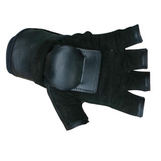 Mbs Extra Large Half finger Black Hillbilly Wrist Guard Gloves (BlackHillbilly Wrist Guard glovesSize Extra largeGoatskin leather construction Half finger designDouble stitched with heavy duty nylon threadIntegrated wrist guard and gloves designMaterials