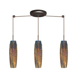 Besa Lighting BEL 3JB 4897CE BR Suzi Pendant