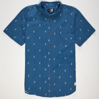 Pineapple Express Mens Shirt Dark Blue In Sizes X Large, Medium, Small