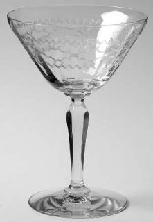 Fostoria Eilene Clear Champagne/Tall Sherbet   Stem #5082, Etch #83, Clear