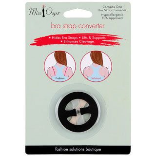 Miss Oops Bra Converter (pack Of 6) (1.69 inches long x 1.69 inches wide x .1 inch high We cannot accept returns on this product.Due to manufacturer packaging changes, product packaging may vary from image shown. )