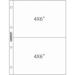 Captured Moments Pocket Pages 6 X8 10/pkg  (2) 4 X6 Pockets