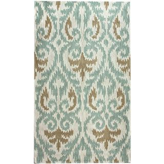 Nuloom Handmade Ikat Rug (5 X 8) (Slate, BrownPattern FloralTip We recommend the use of a non skid pad to keep the rug in place on smooth surfaces.All rug sizes are approximate. Due to the difference of monitor colors, some rug colors may vary slightly.