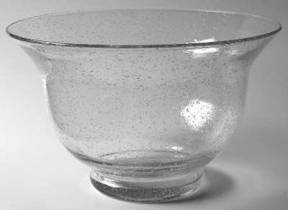 Artland Crystal Iris Salad Bowl   Clear, Bubble Glass