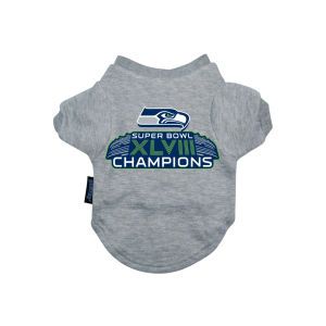 Seattle Seahawks Super Bowl XLVIII Champs Pet Tee Medium