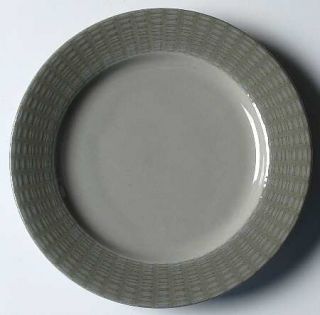 Studio Nova Pearl Gray Salad Plate, Fine China Dinnerware   Separates, Embossed