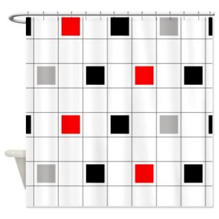  3 Colored Tiles Shower Curtain  Use code FREECART at Checkout