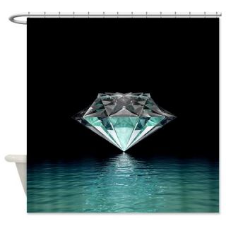  Aqua Diamond Shower Curtain  Use code FREECART at Checkout