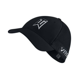 TW Tour Mesh Fitted Golf Hat   Black
