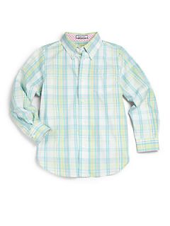 Hartstrings Toddlers & Little Boys Plaid Shirt   Green 