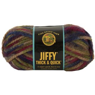 Lion Brand Jiffy Thick and Quick 5 oz Berkshires Yarn (BerkshiresKnit gauge 8 stitches4 inches (10 cm), with size 17 needles100 percent acrylicHand washMade in TurkeyThis yarn is dye lotted. We recommend that you order enough to complete your project, a