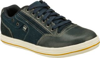 Mens Skechers Relaxed Fit Define Mahan   Navy Casual Shoes