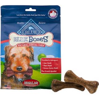 Regular Blue Bones Natural Dog Dental Chews, 12 oz.