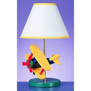 Cal Lighting Airplane Childrens Table Lamp