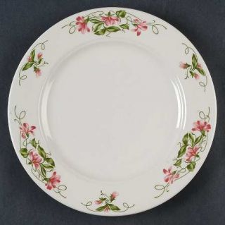 Homer Laughlin  Pink Violets Salad Plate, Fine China Dinnerware   Seville, Resta