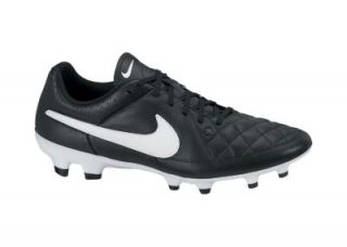 Nike Tiempo Genio Leather FG Mens Firm Ground Soccer Cleats   Black