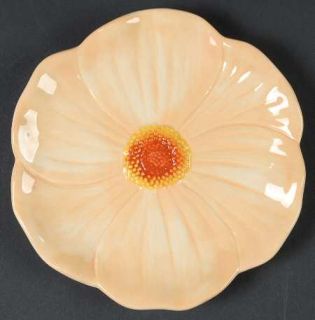 Cindy Crawford Style Flora Figural Canape Plate, Fine China Dinnerware   Floral,