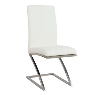 White Z frame Contemporary Side Chair (set Of 4)