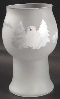 Pfaltzgraff Winter Frost Glass Pillar Float Candleholder, Fine China Dinnerware