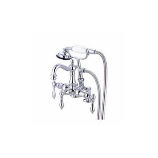 Elements of Design DT10141AL Universal Clawfoot Tub Filler With Hand Shower