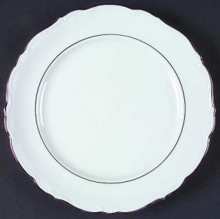 Winterling   Bavaria Heirloom Platinum Dinner Plate, Fine China Dinnerware   Emb