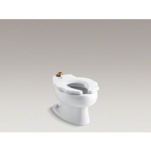 Kohler K 4321 0 PRIMARY Primary Elongated Toilet Bowl with Toilet Seat