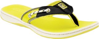 Womens Sperry Top Sider Seafish   Black/Neon Yellow Casual Shoes