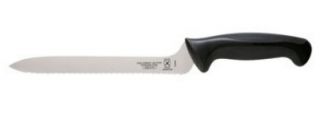 Mercer Cutlery 8 in Millennia Offset Wavy Edge Knife w/ Santoprene Poly Handle