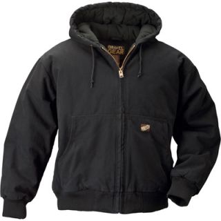 Gravel Gear Hooded Tundra Jacket   Black, Large