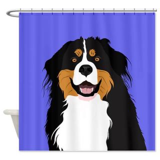  Bernese Mountain Dog Shower Curtain  Use code FREECART at Checkout