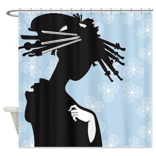 Asian Silhouette Shower Curtain  Use code FREECART at Checkout