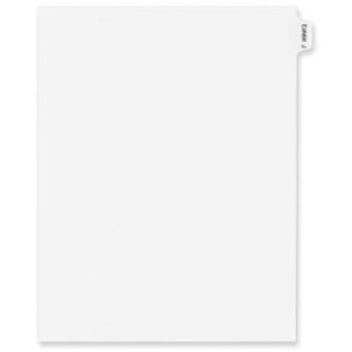 Avery Index Dividers Legal Exhibit, Letter  , White (82116)