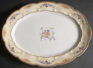 Haviland Lugano 16 Oval Serving Platter, Fine China Dinnerware   H&Co,Schleiger