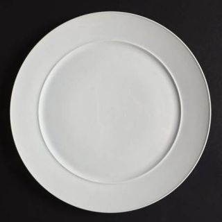 Block China Chateau Blanc Dinner Plate, Fine China Dinnerware   All White,Smooth