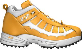 Mens 3N2 Pro Turf Trainer Mid   Orange/White Turf Shoes