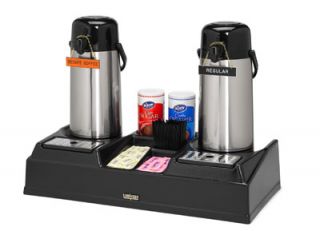 Tomlinson Double Airpot Station w/ Riser & Stainless Drip Tray