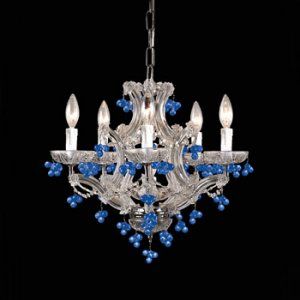 Crystorama Lighting CRY 4305 CH AMBER Hot Deal Chandelier Murano Crystal