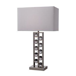 Dimond Lighting DMD D2324 Fort Sumner Crystal Table Lamp with Chrome Accents