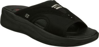 Womens Skechers Relaxed Fit Elevates Invigorations   Black Sandals