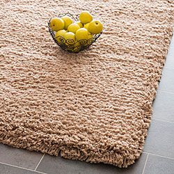 Plush Super Dense Hand woven Taupe Premium Shag Rug (3 X 5) (BeigePattern ShagMeasures 1.5 inches thickTip We recommend the use of a non skid pad to keep the rug in place on smooth surfaces.All rug sizes are approximate. Due to the difference of monitor