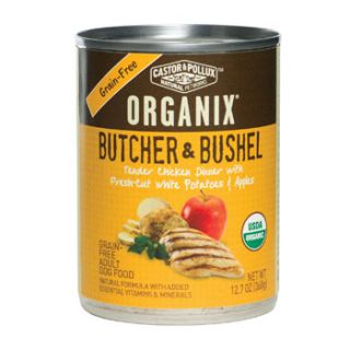 Organix Butcher & Bushel Organic Tender Chicken Canned Dog Food, 12.7 oz., Case of 12