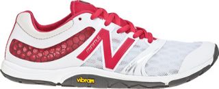 Womens New Balance WX20v3   White/Pink Lace Up Shoes