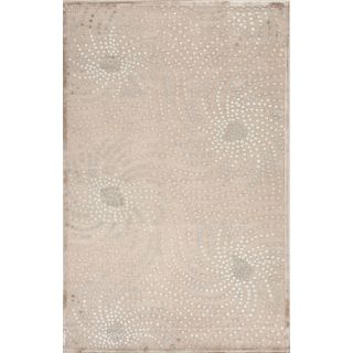Transitional Abstract Pattern Blue Rug (2 X 3)