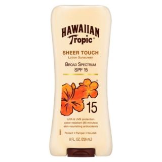 Hawaiian Tropic Sheer Touch Lotion Sunscreen SPF 15   8 oz