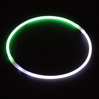 Green And White Glow Necklaces