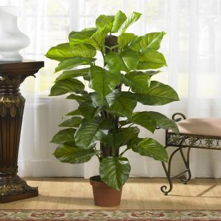 Large 52 inch Leaf Philodendron Silk Plant (real Touch)